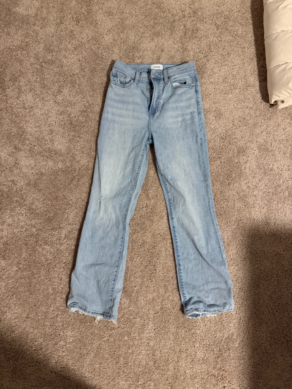 pistola Light Wash Straight-Leg Women's Jeans